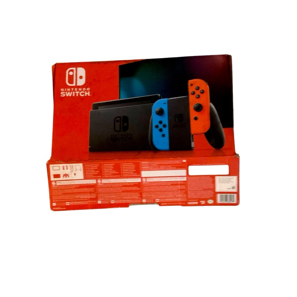 Nintendo Switch, good condition
w/2 joy cons, charging station and charging cord